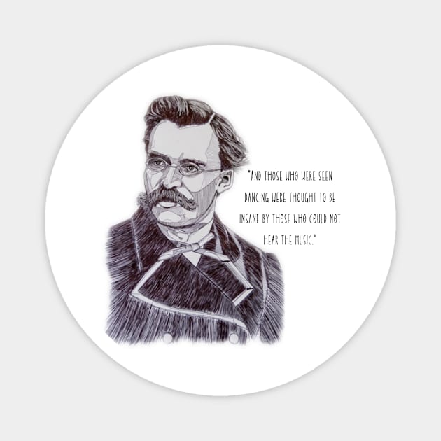 Friedrich Nietzsche quote about perspective Magnet by Stoiceveryday